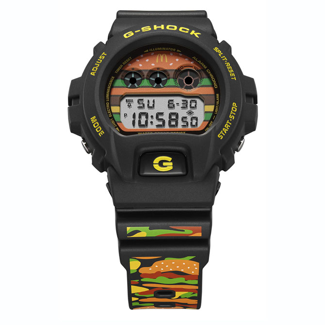 ビッグマック50年⽬の⼤事件！ マクドナルド×G-SHOCK コラボモデル