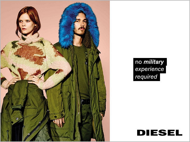 No millitary experience required DIESEL