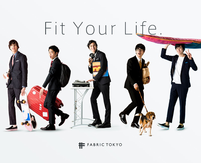 希少⭐︎ファブリックトウキョウ オーダーストレッチスーツ 洗濯可 シワになりにくい スーツの代わりが、ここにある。｜ FABRIC TOKYO