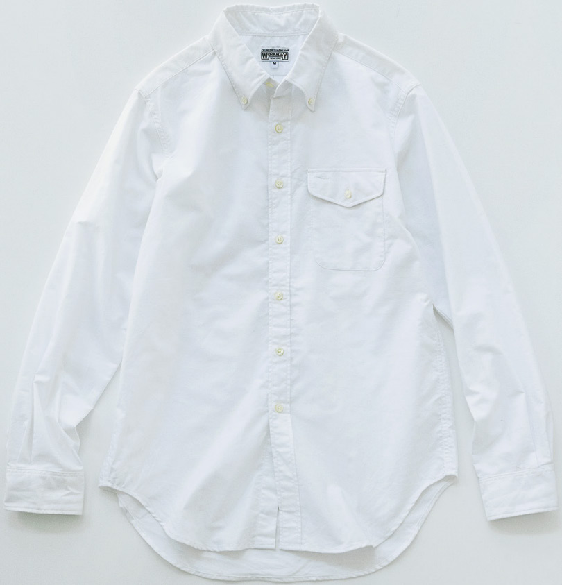 白シャツ をワイルド タフに着こなすメソッド 着こなし次第でイメージが変わる超基本のシャツ Men Sjoker Premium メンズファッション雑誌